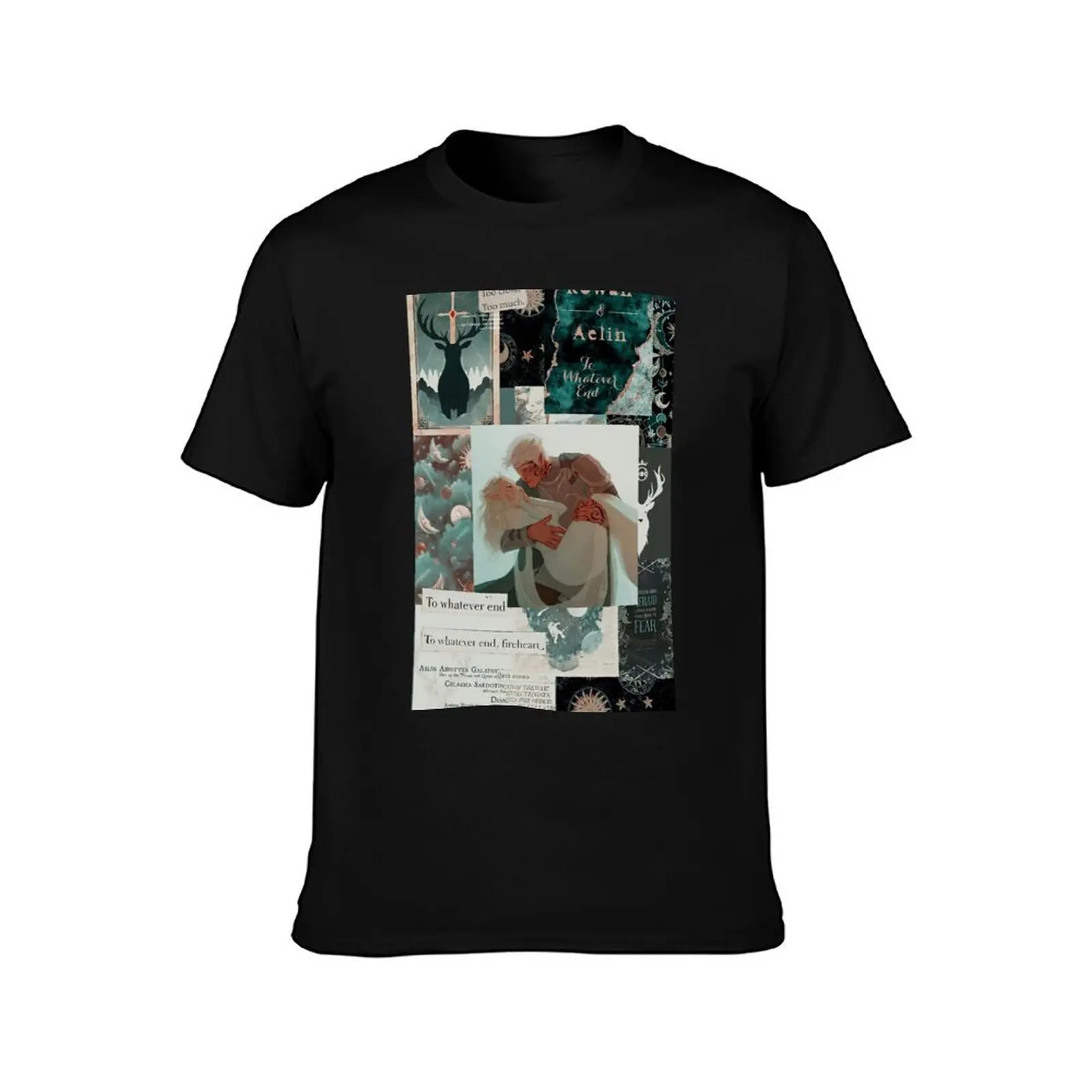 Throne of glass aelin and rowan T-Shirt Big and Tall Short Sleeve Tee T-Shirt