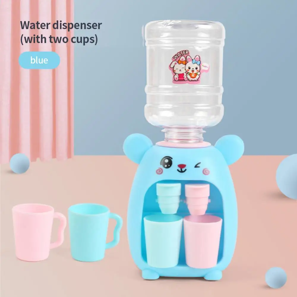 1PCS Mini Water Dispenser Baby Toy Drinking Water Hand Press Water Bottle Pump Cooler Lifelike Cute Children Cosplsy Props Home