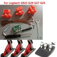 Sensor Hall de modificación de Pedal de juego de carreras simulado para Logitech G923 G29 G27 G25 accesorios de modificación de tres pedales