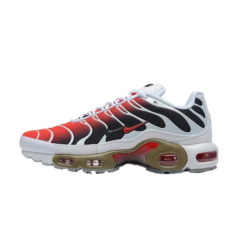 Nike Air Max Plus Men's Off-white Snug, Pretty, Durable, Ventilate Low-top Sports Life Brief Running Shoes