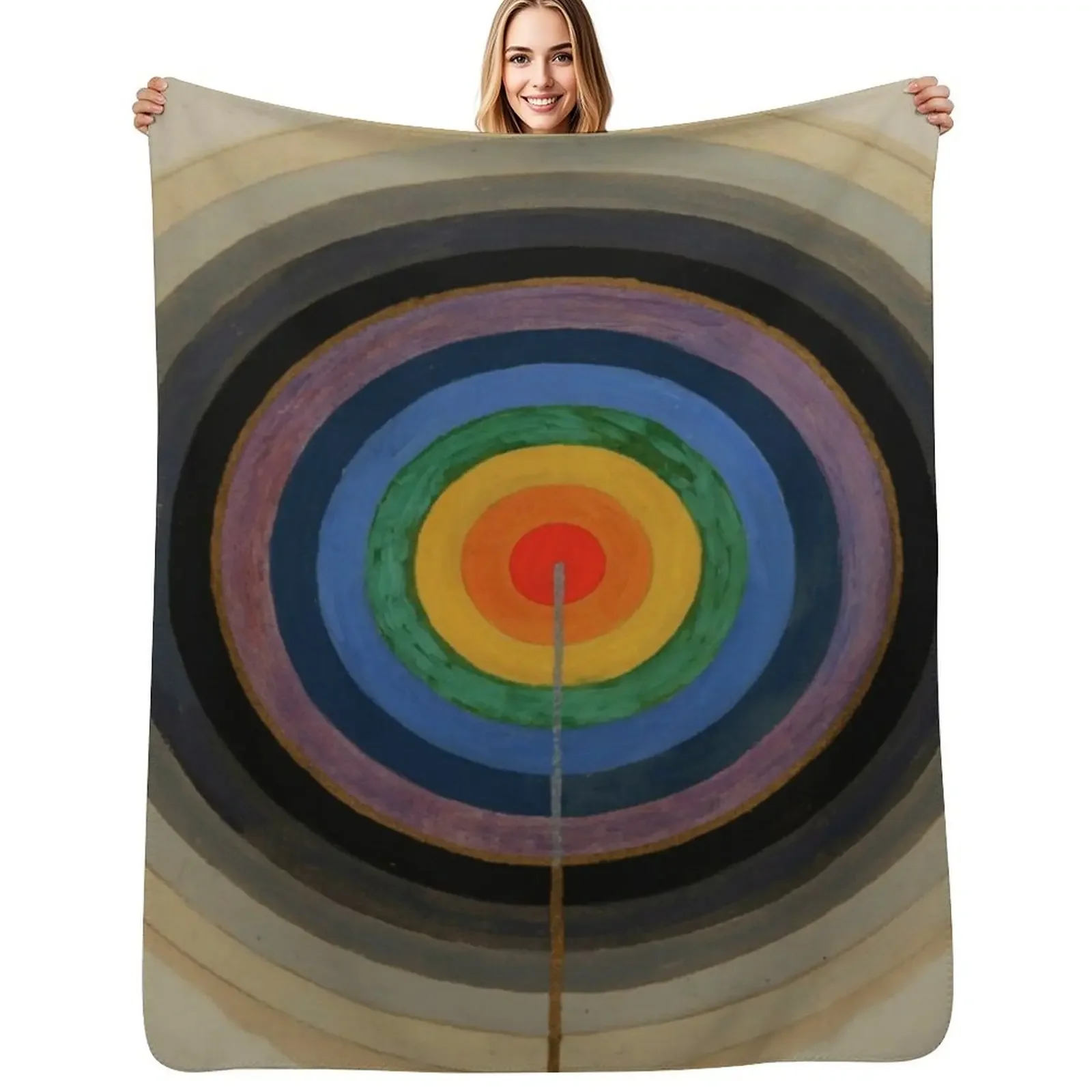 

Hilma af klint - group IV Throw Blanket For Decorative Sofa Soft Plaid heavy to sleep cosplay anime Blanket