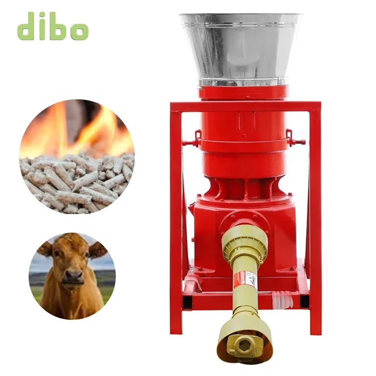 Granulador PTO para tractores, eje pto para tractores agrícolas, molino de pellets de madera, alta calidad, precio de venta completo