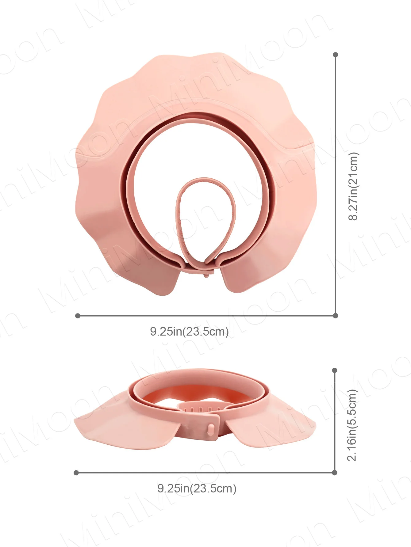 Adjustable Waterproof Bath Cap for Babies & Kids, Soft Shield to Protect Eyes from Shampoo