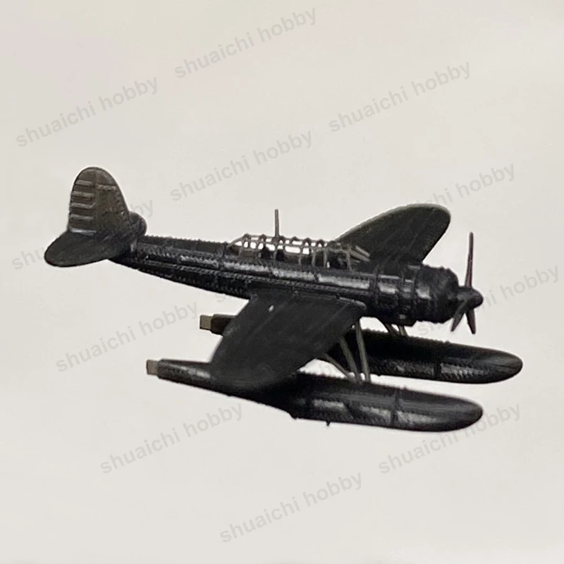 2 قطعة 1/700 مقياس طائرة مائية استطلاع نموذج طائرة غير مصبوغة المياه القائمة على طائرة لمشهد المطار مصغر لتقوم بها بنفسك هواية #2