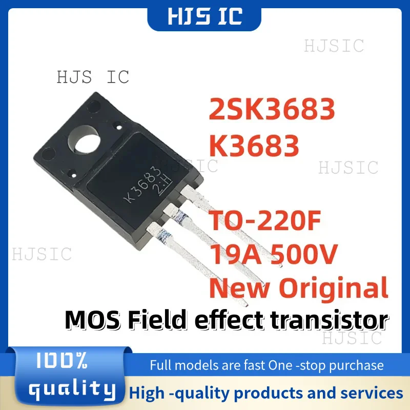 

10 шт., 100% новый оригинальный транзистор K3683 2SK3683 TO-220F 500V 19A MOS с полевым эффектом, лучшее качество, в наличии