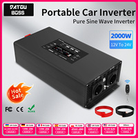 DATOUBOSS DN-03 Pure Sine Wave Inverter DC12V-60V to AC220V-240V Portable Car Inverter Continuous Power 2000W Peak Power 4000W