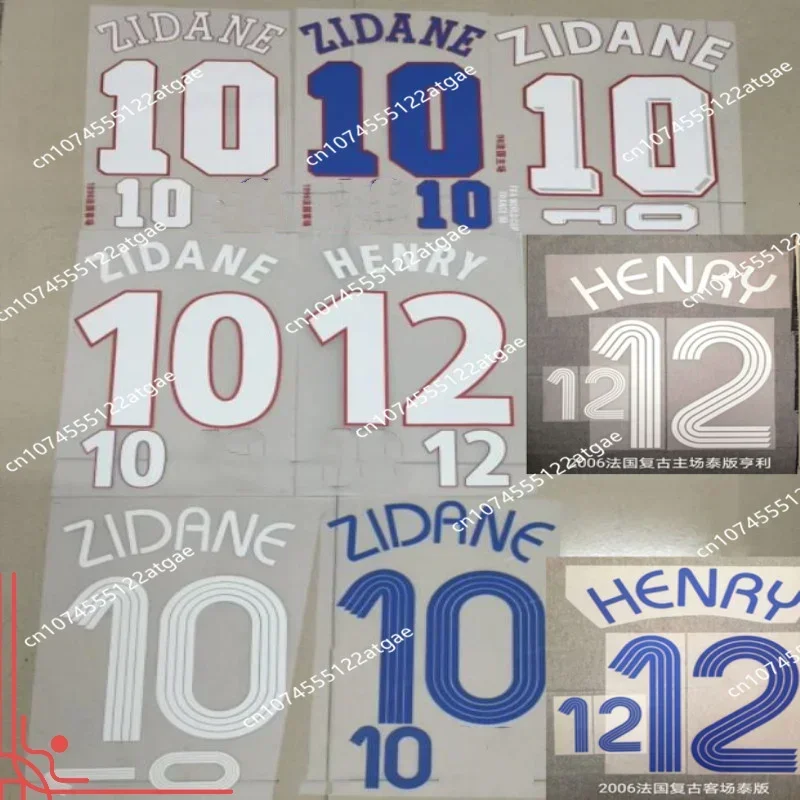 Super A Retro1996 1998 2000 2006 customized zIDa Ne hEhRY number font print, Hot stamping patches badges