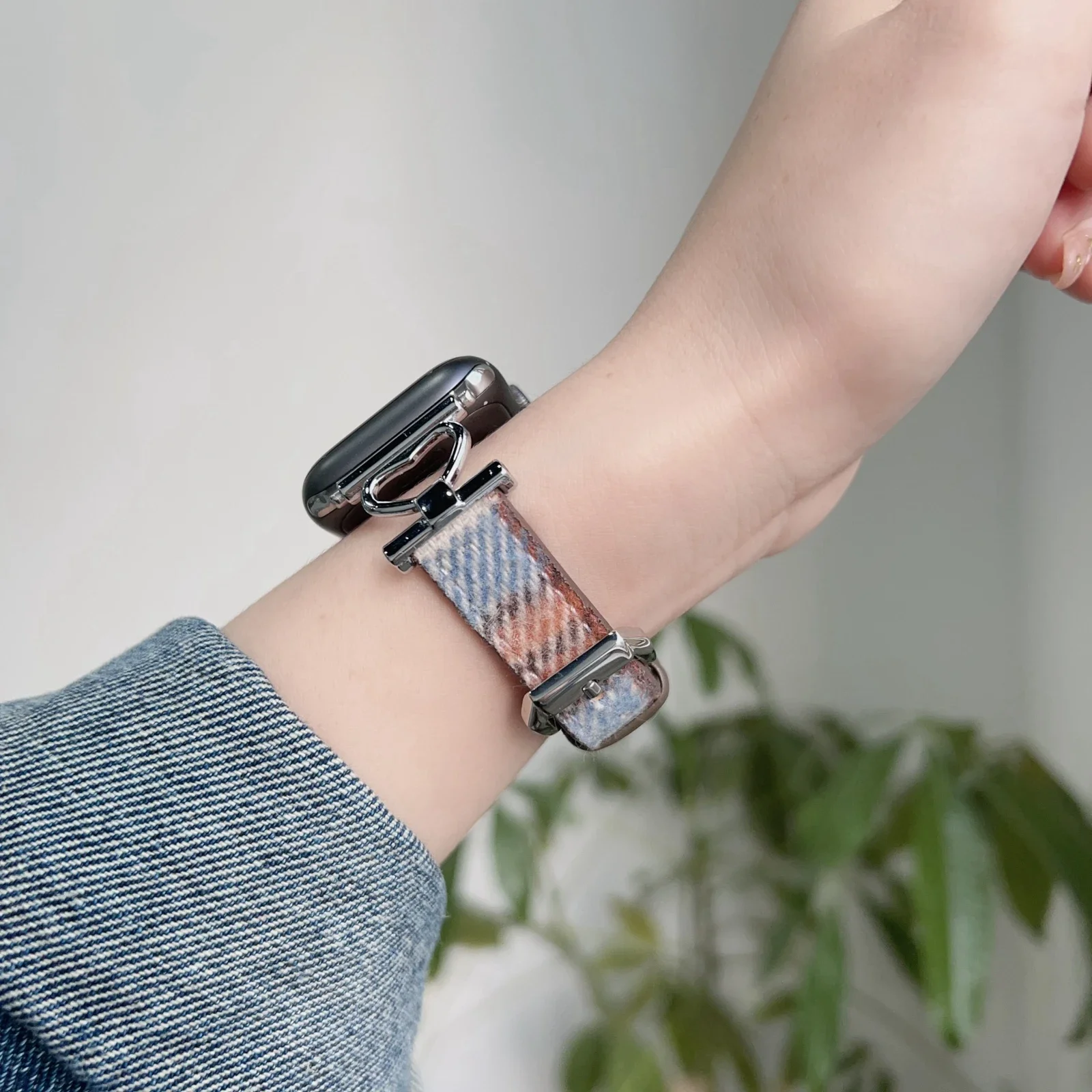 حلقة جلدية ممتازة لسوار ساعة أبل للنساء سلسلة الترا 11/10/9/8/7/6/5/4/3/2 38 مللي متر 40 مللي متر 41 مللي متر 42 مللي متر 44 مللي متر 45 مللي متر 46 مللي متر حزام