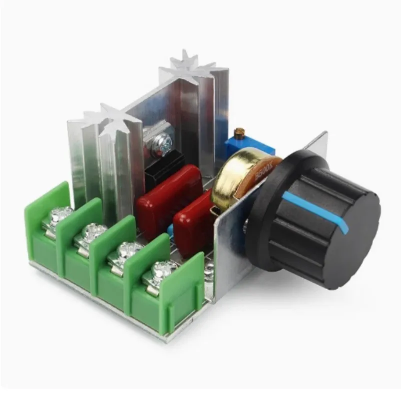 

AC 220V 2000W SCR Voltage Regulator Dimming Dimmers Motor Speed Controller Thermostat Electronic Voltage Regulator Module