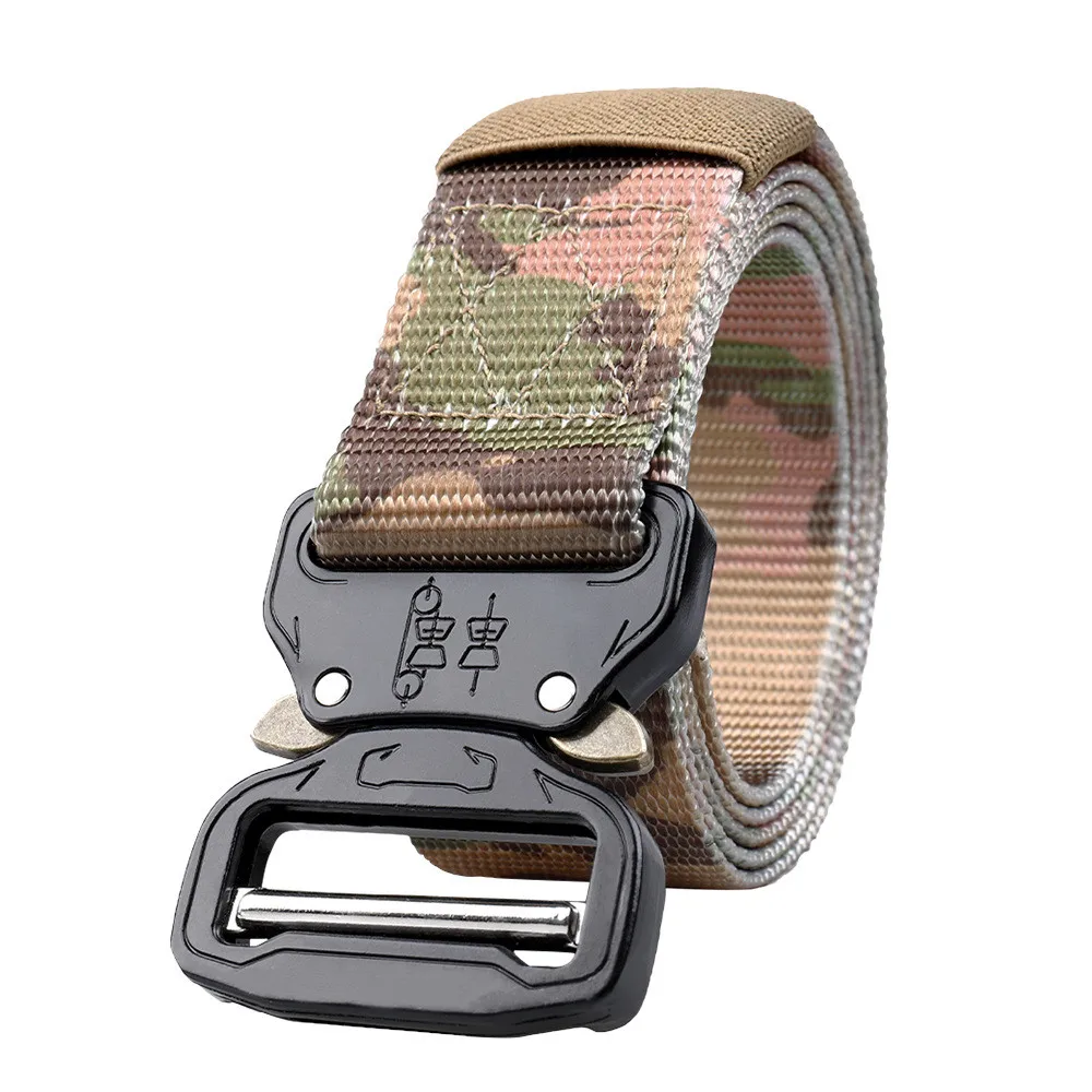 2023 Nylon Belt Army Tactical Belt Molle Military SWAT cinture da combattimento Knock Off Emergency Survival Waist Tactical Gear Dropship