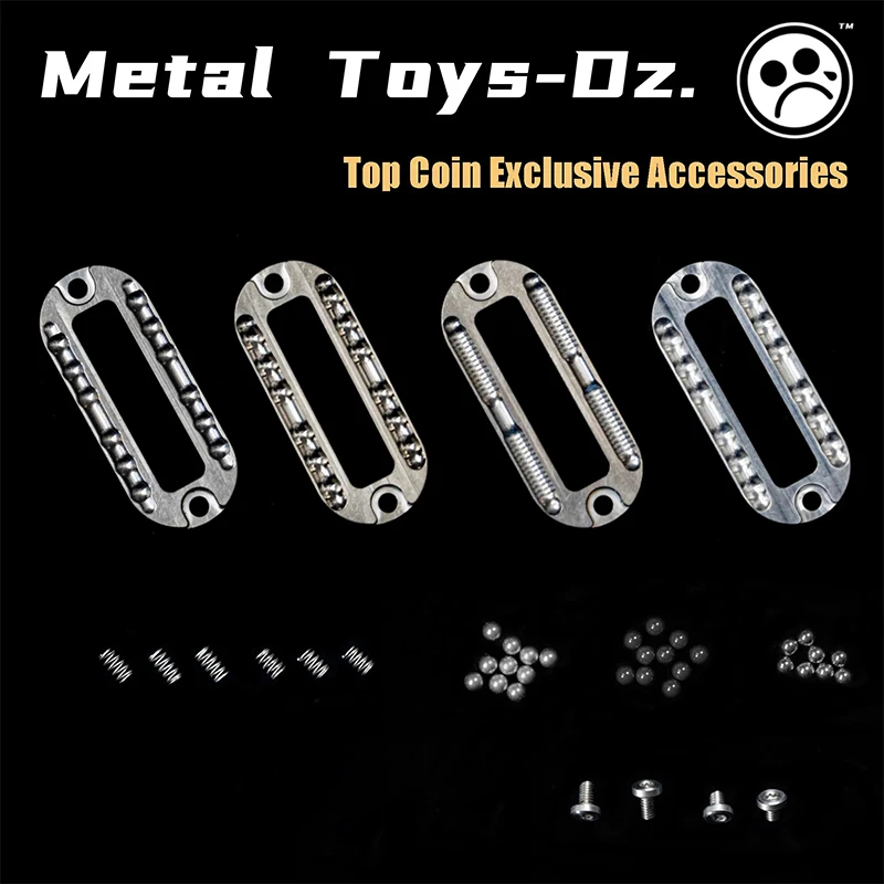 

Dz.Top Coin Accessories Slotted Plate 3mm Tungsten Steel Beads EDC Spring Metal Toys