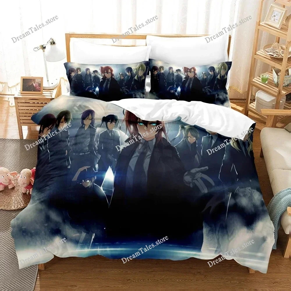 Love Live College Idol Festival Cartoon Poster Sheets Quilt Covers Bedding Dormitory Sheets Bedding Set Soft Warm Bedding Set029