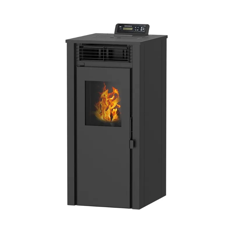 Modern Design Automatic Feeding Pellet Fireplace With High Efficiency Ignitor Indoor Cast Iron Stove For Living Room Wood Fuel