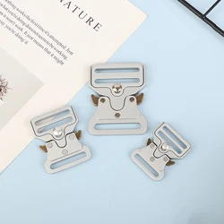 1pc Durable Metal Belt Buckle Quick Side Release Clasp For DIY Bag Luggage Outdoor Backpack Strap Belt Webbing Leather Crafts