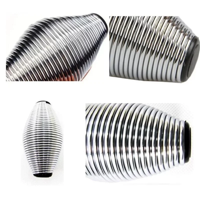 Funny Anti-Stress Ball with Metal Spring Hand Grip Strength Enhancer Fitness Finger Exercise Toy for Anxiety Relief