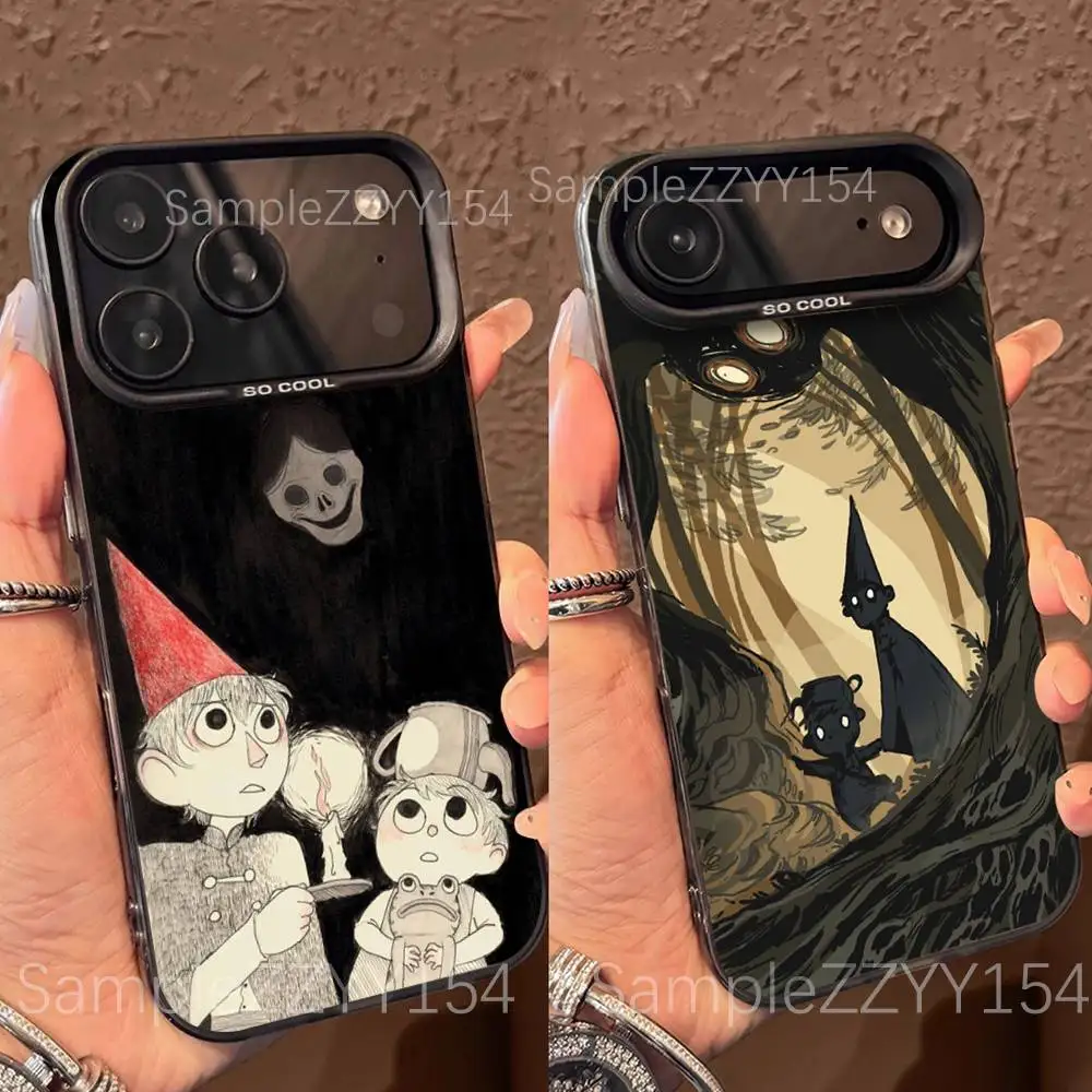 

Cartton O-Over The Garden Wall Phone Case For IPhone 15,16,17,13,14,11,12,Pro,Max,Plus,E,Air,Mini Gray Matte Shockproof Cover