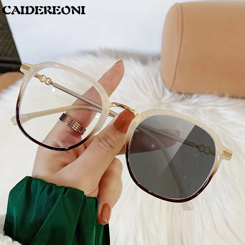 

CAIDERONI Новые модели двухцветных простых универсальных очков с защитой от синего света, с возможностью индивидуальной настройки, очки для чтения по рецепту 7117