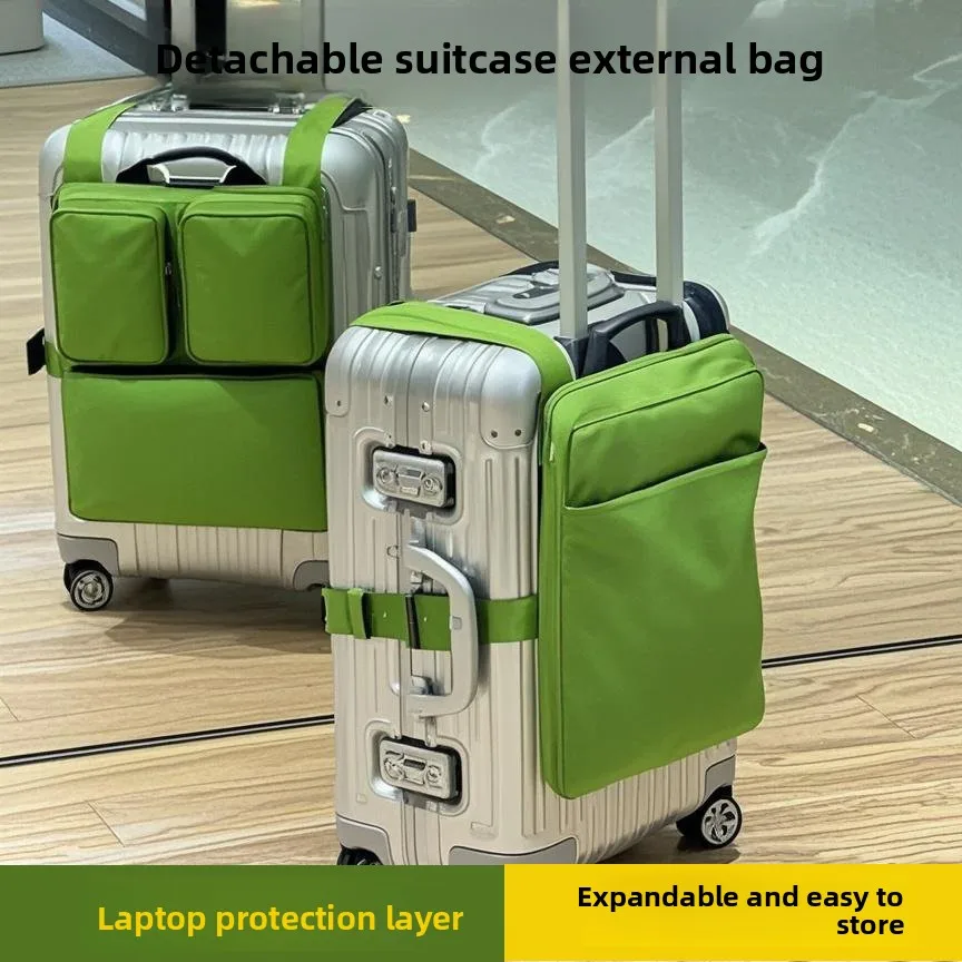 

Lightweight Expandable Lage Bag Travel Suitcase Hanging External Bag Portable Storage Bapa Detachable Briti Sle