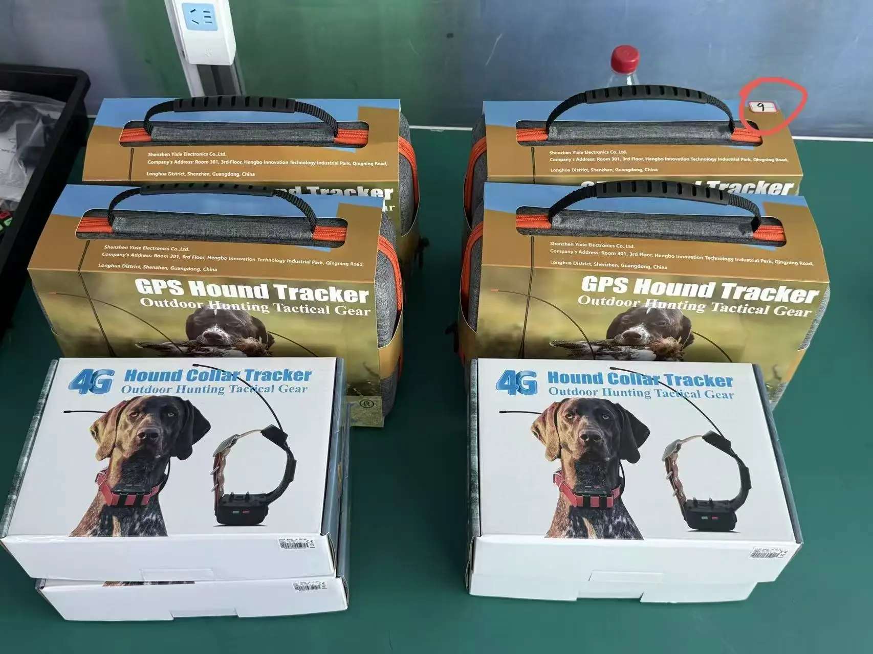 El señal VHF de la super larga distancia GPS del perseguidor del animal doméstico de IP67 Android 4G conecta el teléfono móvil