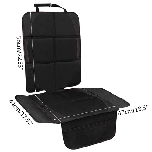 Imagen 2 del producto Asiento de seguridad Universal para niños, alfombrilla antideslizante antiarañazos, almohadillas impermeables, funda protectora para asiento de coche para niños