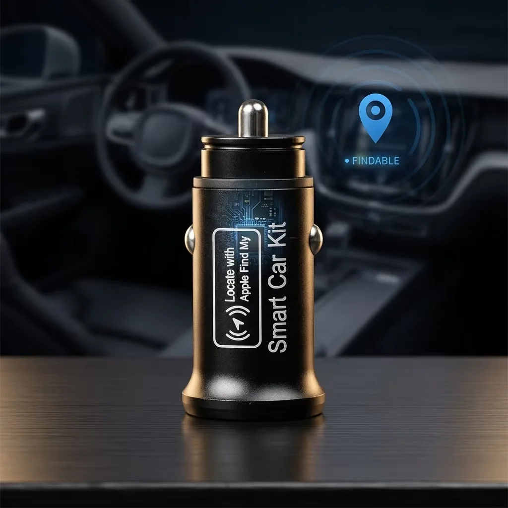 IOS Smart CarCharger Locator Vehicle Anti Theft Device Mini CarTracker FindMy Device Fast ChargingOfficial WebsiteAPP Free ToUse