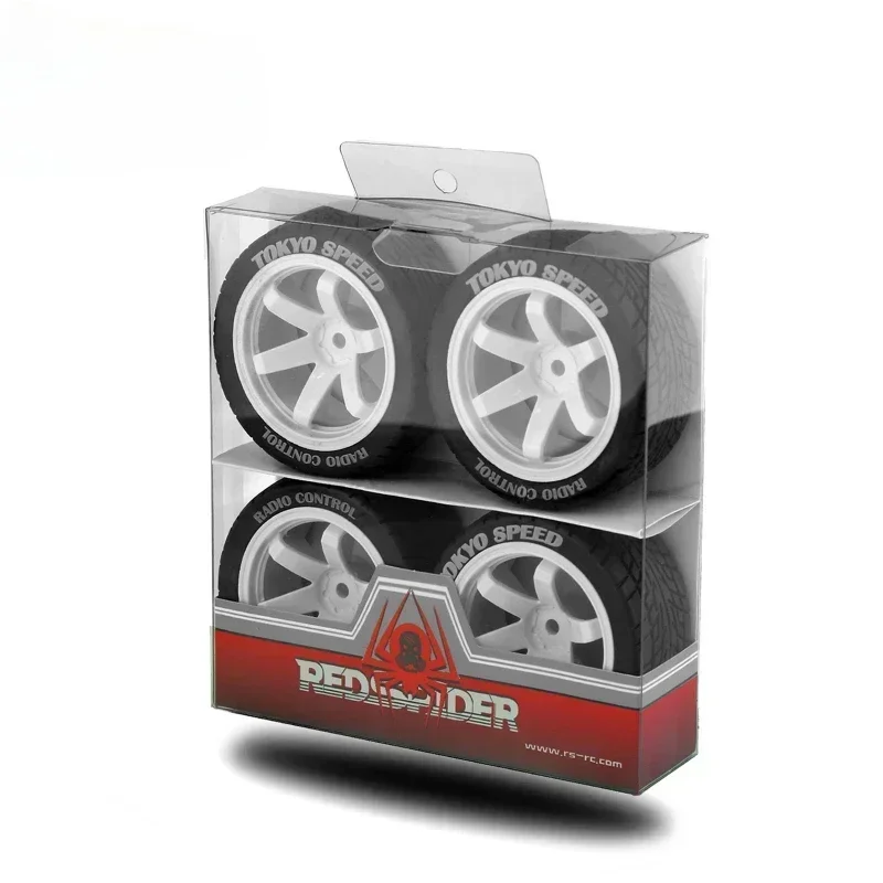 RS RC 1/10 RC Rally Racing Wheels Reifen On Road Auto Gummireifen 12mm Sechskant für HPI KYOSHO Tamiya XV02 XV01 TA06 TT01 TT02 PTG2