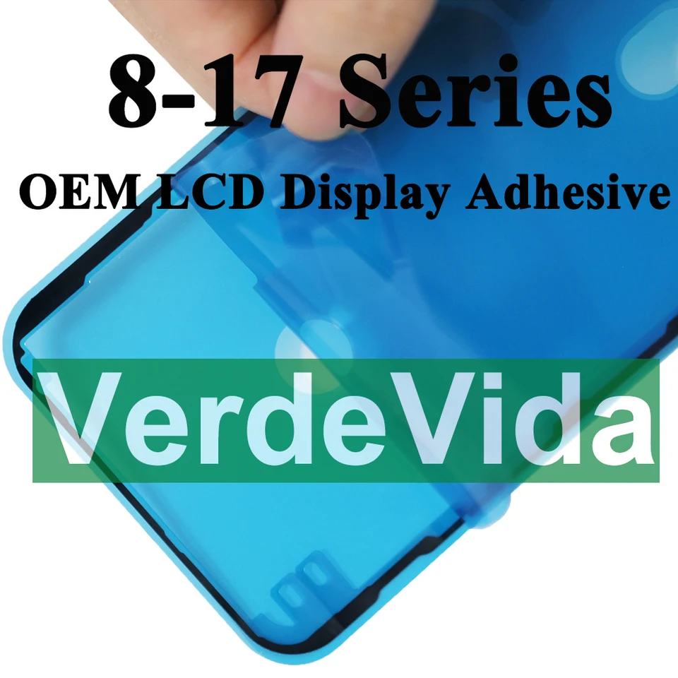 3 Piezas de Cinta Adhesiva Impermeable para Pantalla LCD de iPhone 8-17 Series SE XR XS 11 12 13 14 15 16 Pro Max 4
