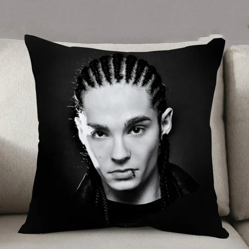 Tom Kaulitz federa cuscini decorativi per divano decorazione autunnale fodera per cuscino 45*45 sedie a sdraio cuscino abbracci cuscini