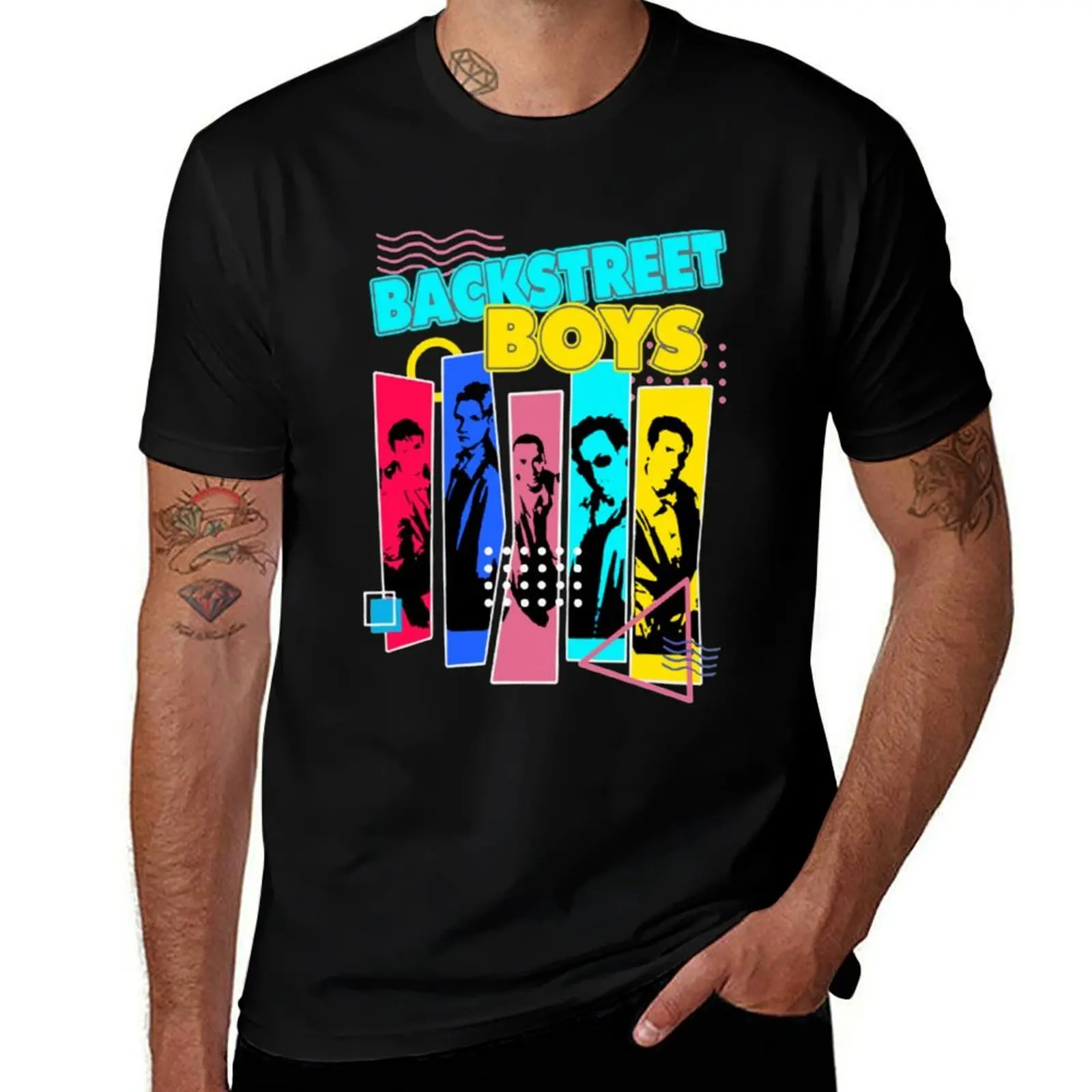

Backstreet Boys T-Shirt printed t shirts for man t shirts for man graphic vintage t shirts cotton 100% T-Shirt