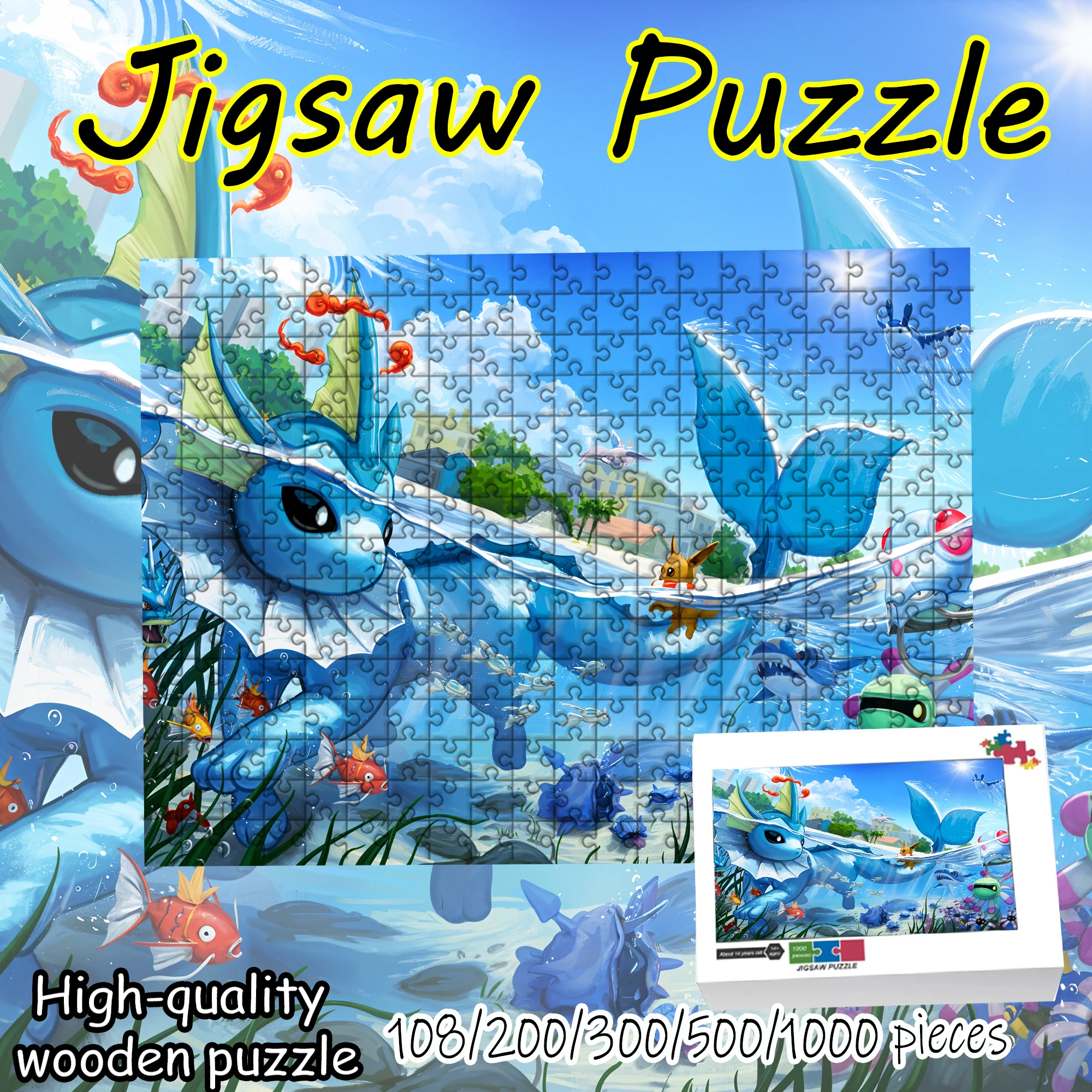 quebra-cabeca-de-madeira-pokemon-eevee-vaporeon-108-200-300-500-1000-pecas-presente-de-alta-qualidade-brinquedo-divertido
