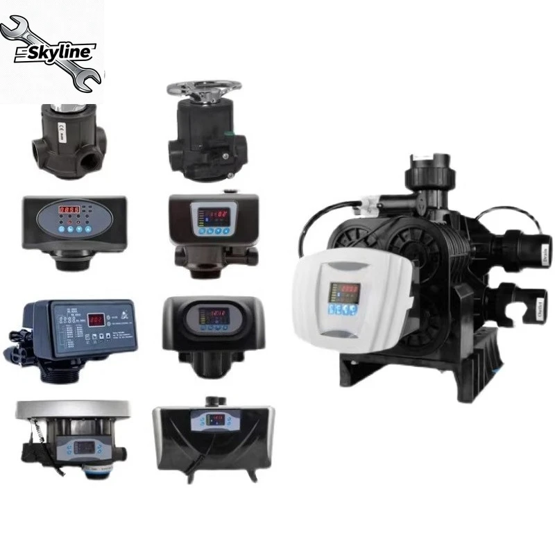 F56A Manual Multi-Port Filter Valve, 1″F Inlet/Outlet 4m³/h Water Treatment Control Valve for Sand/Carbon Filter