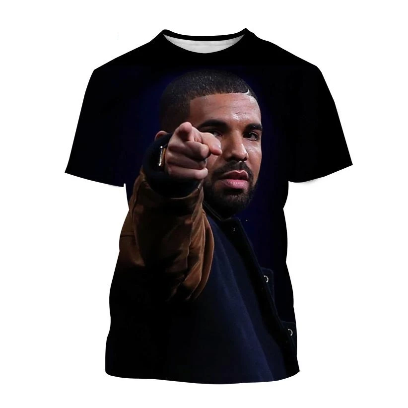 Personality Rapper Singer 3D Printed Men's T-shirt Fashion Street Hip Hop Casual Cool Unisex T-shirt Funny Men Women Kids Tops