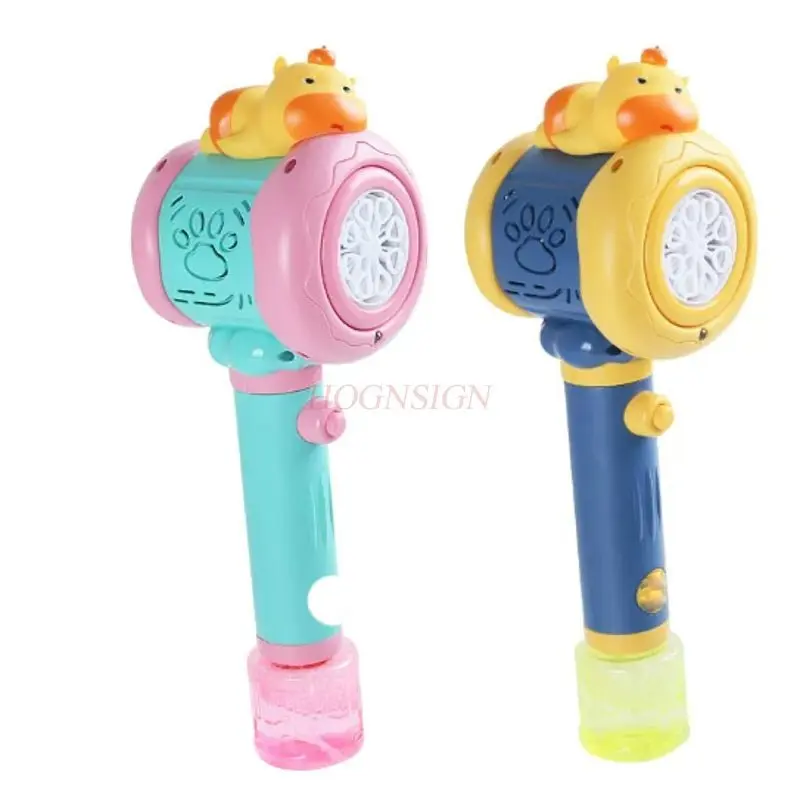 Water Dolphin Lulu Bubble Stick Fully Automatic Bubble Machine, Children's Bubble Blowing Shooter, Outdoor Toy, Male