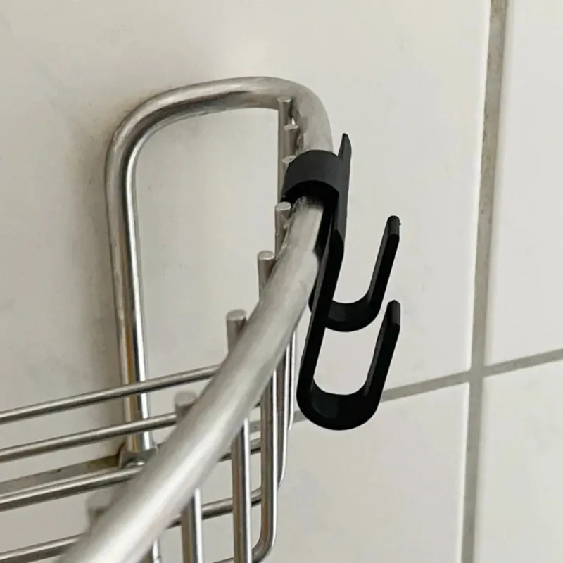 1 Stück Bohrfreier, rutschfester Rasiererhalter – Robuste, wasserdichte Kunststoff-Rasiererbasis für alle manuellen/elektrischen Rasierer, zur Aufbewahrung in der Dusche