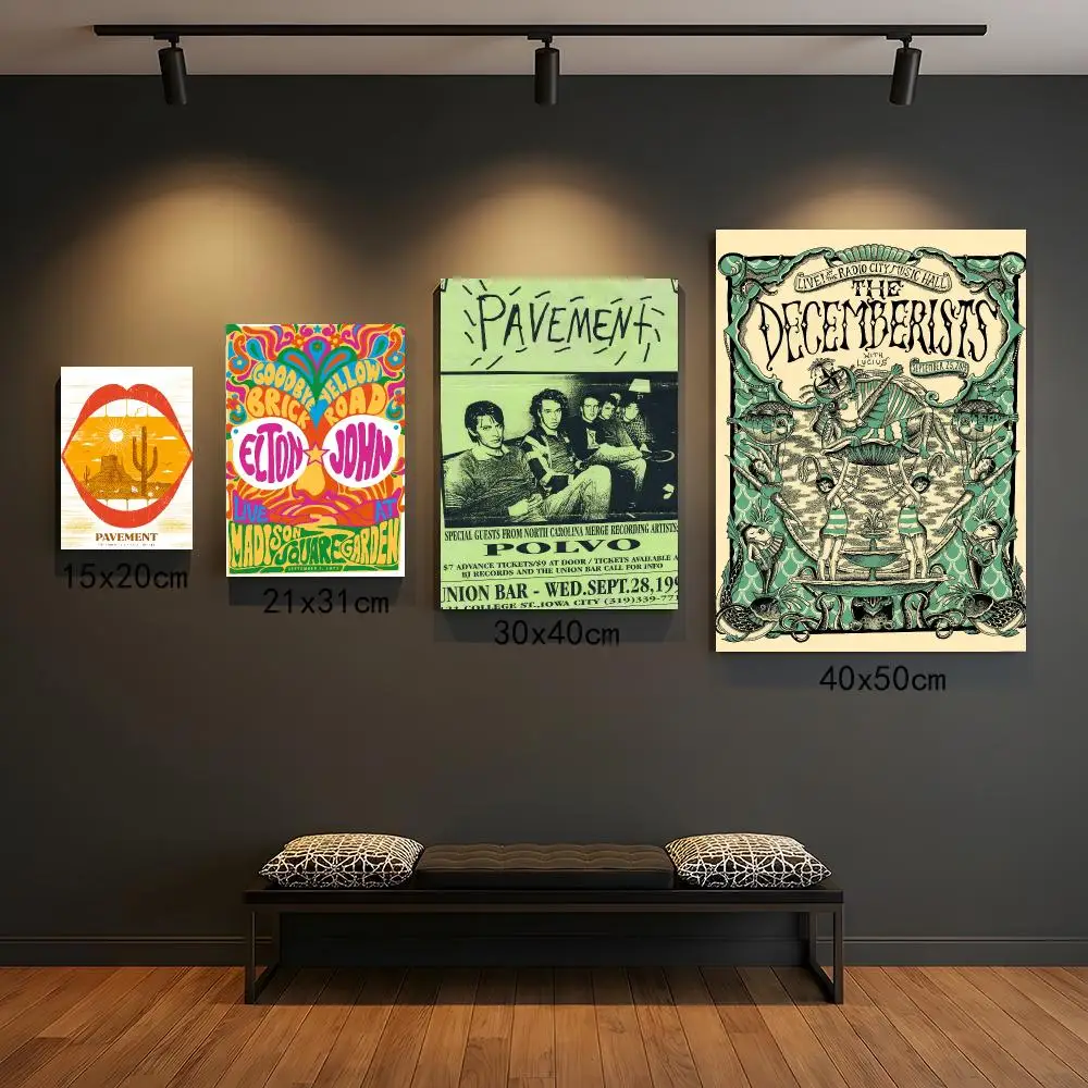 band P-Pavement-T Painting Calligraphy Boho Botanical Decor for Living Room  Elegant Home Style