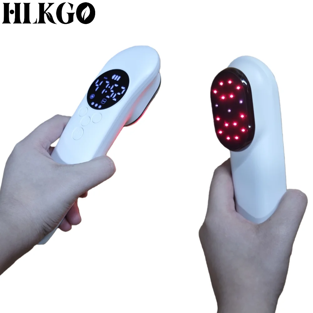 

HLKGO Medic 650nm 808nm Red Infrared Cold Laser Therapy Device for Pain Relief Anti-Inflammation Treatment