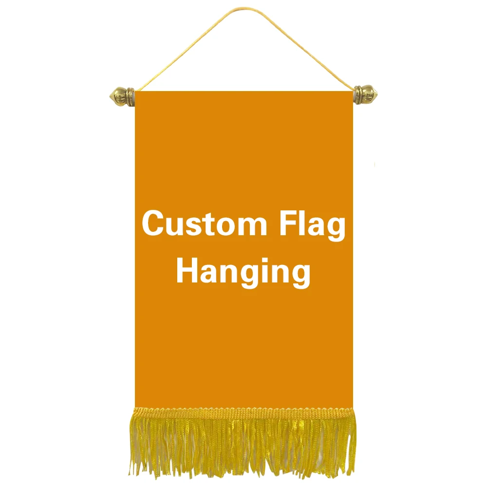 Hang flags customize any logo exchange flags banners indoor and outdoor sports event commemorative flags