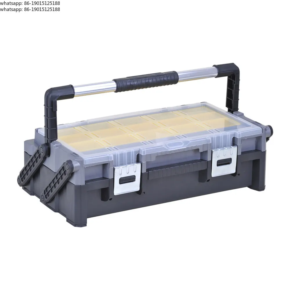 Suitable for Plastic Thickened Portable Multi-layer Tool Storage Box Hardware Screw Finishing Stacking Box