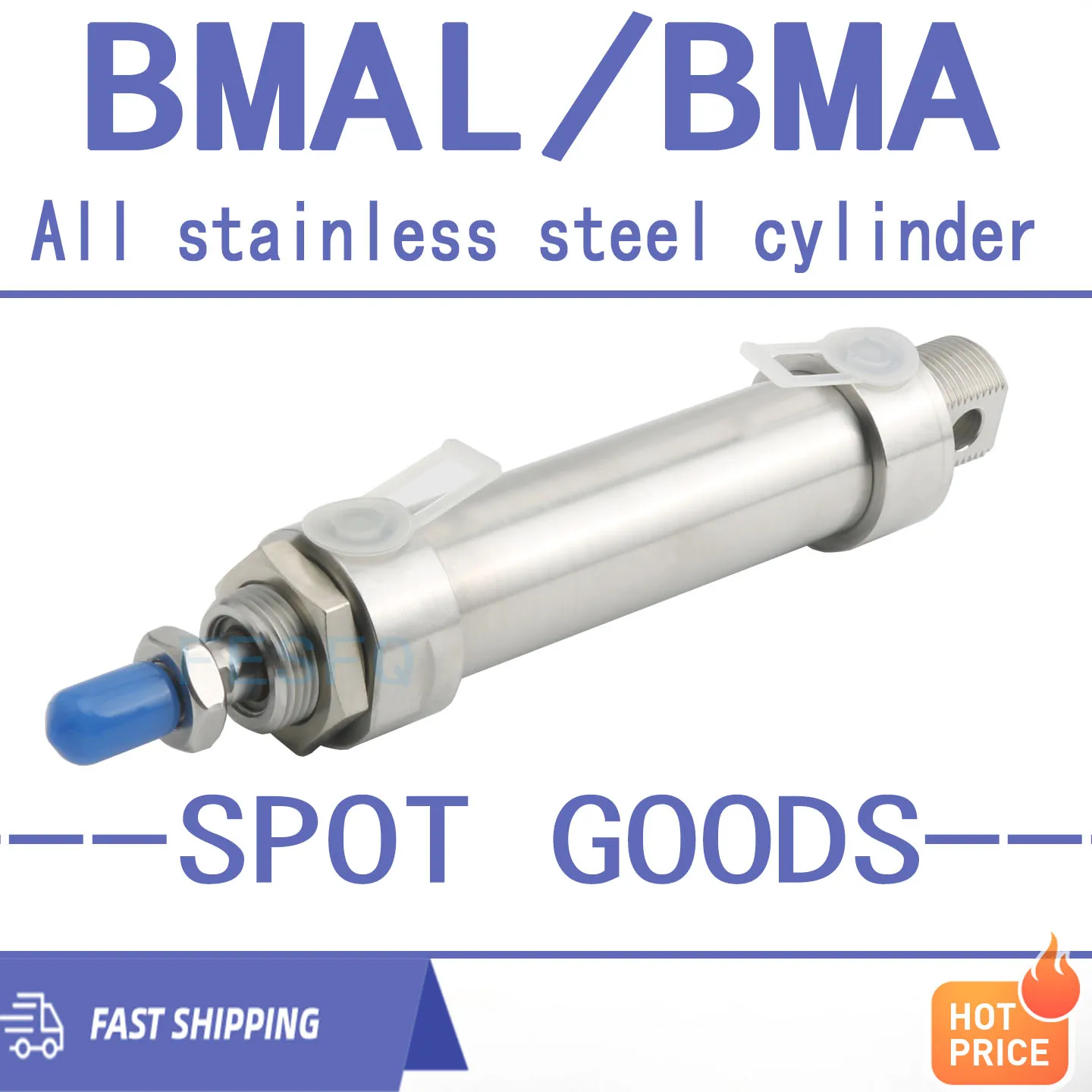 

Мини-цилиндр из нержавеющей стали BMA BMAL-16-20-25-30-32-40-50-60-63-75-80-100-125-150-160-175-200-250-300-350-S-CA-CM food-gra