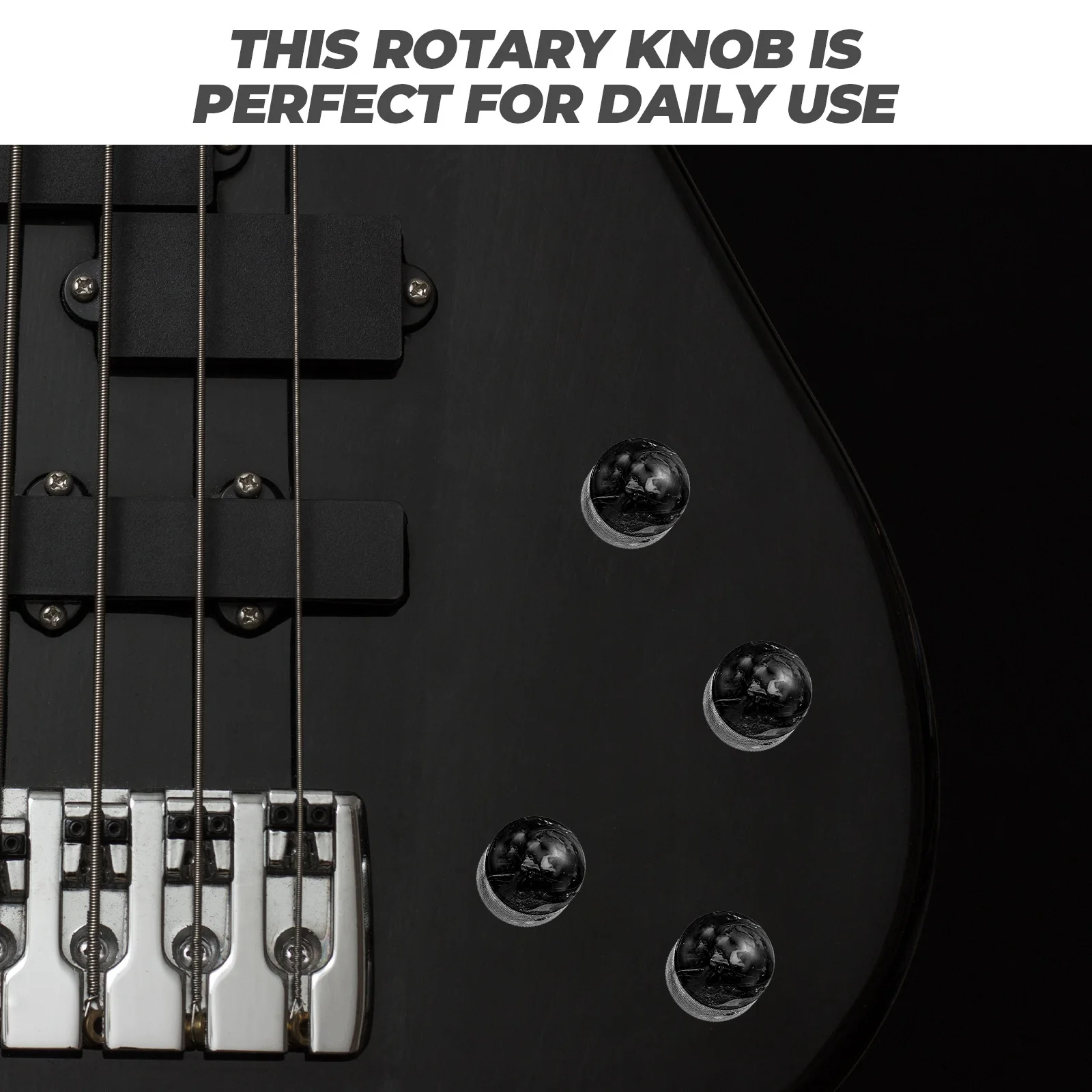 

1 set Electric Guitar Knobs Plastic Volume Tone Control Dome For Instrument Accessories Bass Replacement Parts