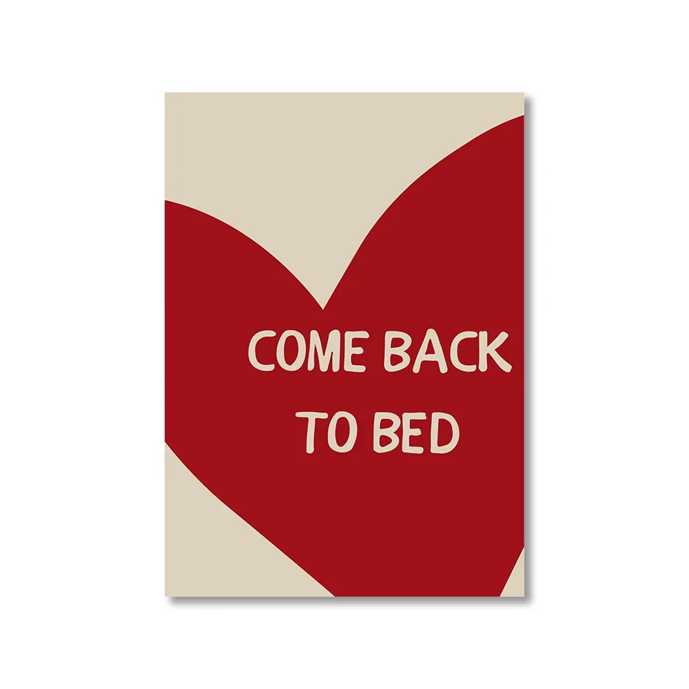 الرجعية هذا هو بلدي سعيد مكان قماش يطبع الأحمر الحب ملصقات فنية جدارية لغرفة المعيشة الحديثة غرفة نوم عنبر وديكور المنزل