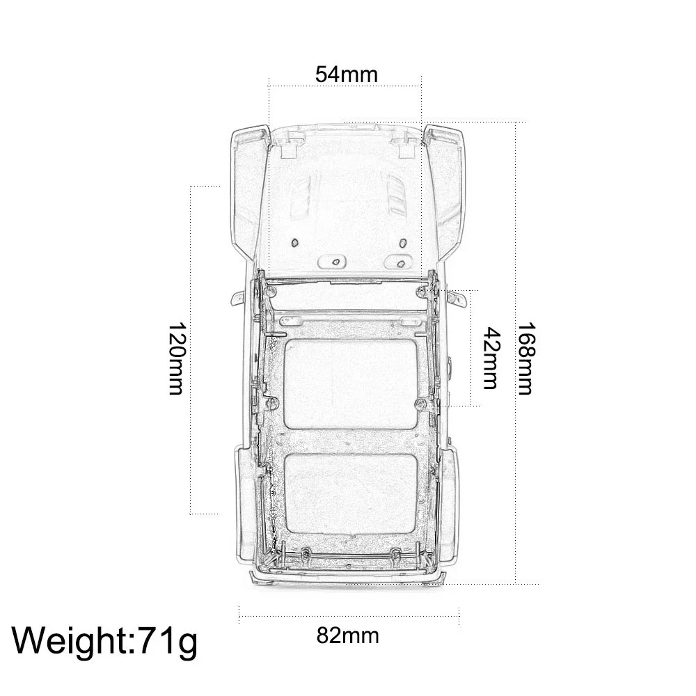 Retrofit Upgrade 1/24 Off-Road RC Body Shell for 2022 New MINI-Z 4WD JEEP Rubicon Buggy Rock Climbing Crawler RTR Toy Car