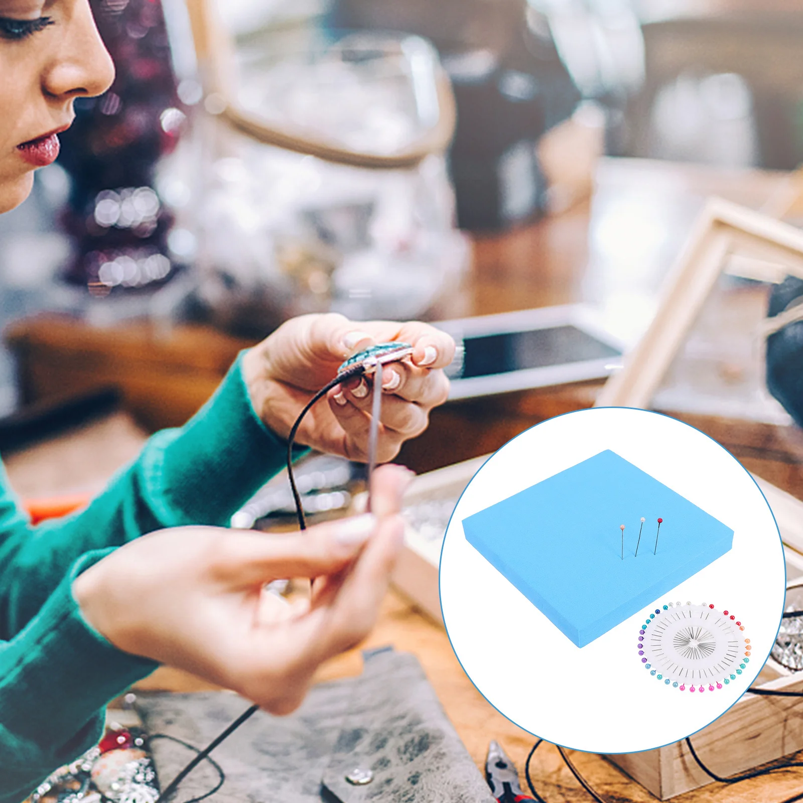 1 مجموعة 15 سنتيمتر مربع Kumihimo القرص النسيج لوحة تحديد المواقع دبوس سوار ذاتي الصنع أداة دائم عالية الجودة Kumihimo القرص