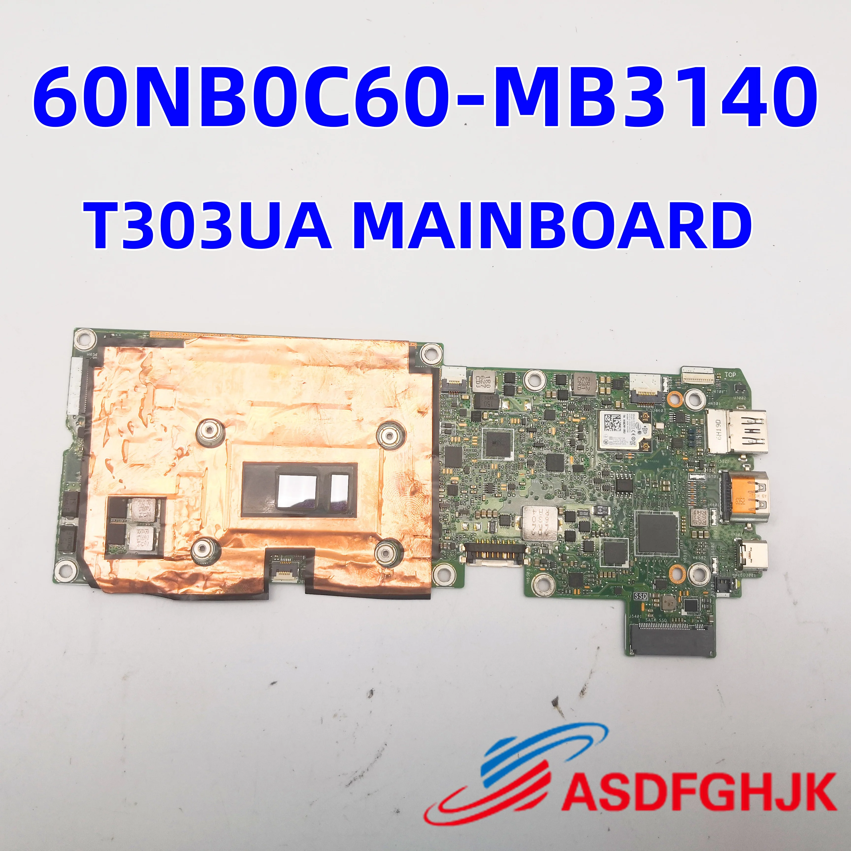 FOR ASUS TRANSFORMER 3 PRO T303UA MAIN BOARD REV 3.3 60NB0C60-MB31403 SR2EY  CORE I5-6200U CPU TEST OK