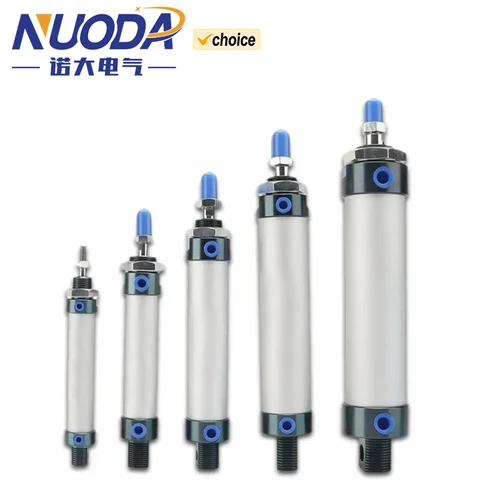 Mini cilindro neumático serie MAL, 16/20/25/32mm de diámetro, 25/50/75/100/125/150mm de carrera, cilindro de aire de aleación de aluminio de doble efecto