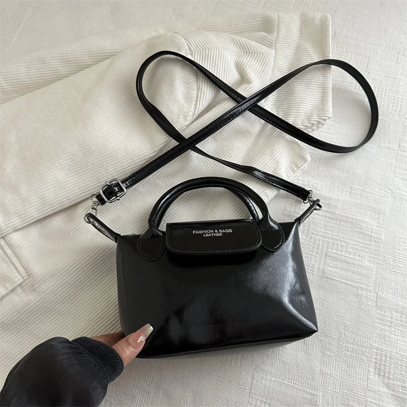 

Fashion Commuting bag for women 2025 New Casual Canvas Crossbody Bag Small Handbag and Purse Ladies Hand-held Dumpling Bag