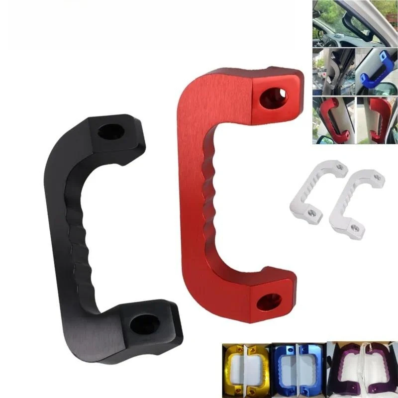 Dual Seats Modified Grab Handle, Aluminum Auto Interior Upgrade Accessory, Driver & Passenger Side Armrest Assembly