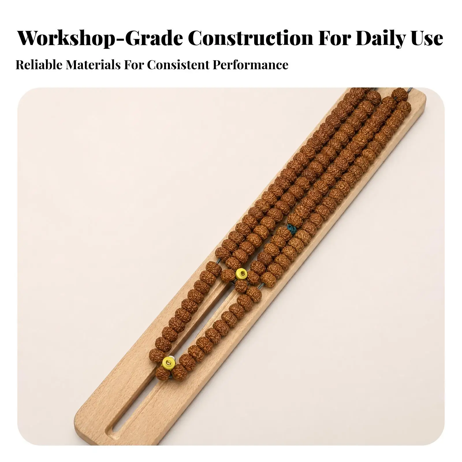 Brush Holder Adjustable Wooden Fixing Board Space-Saving for Workspace