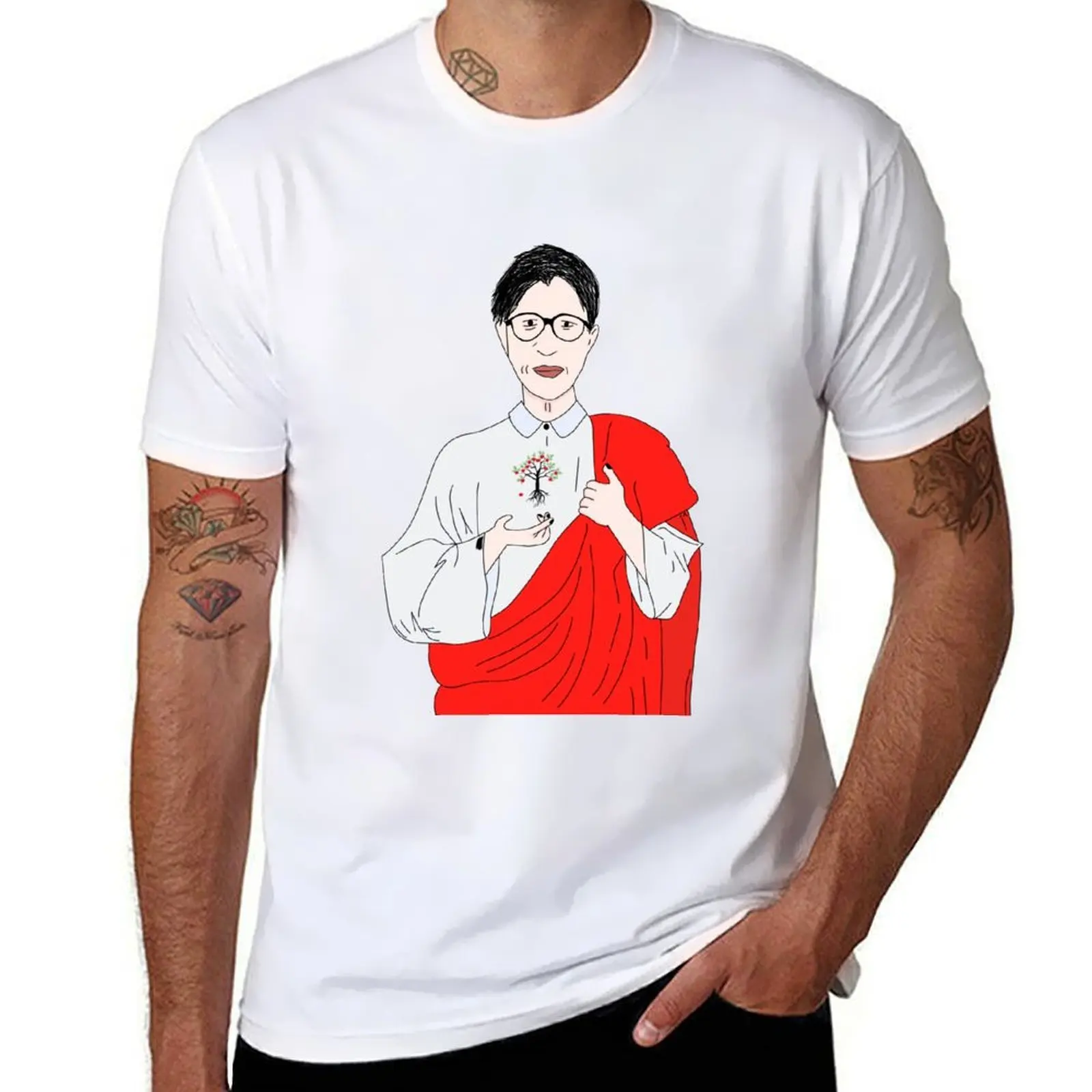 

saint Sebastian Kwong T-Shirt Relaxed Fit Casual Short Sleeve Top