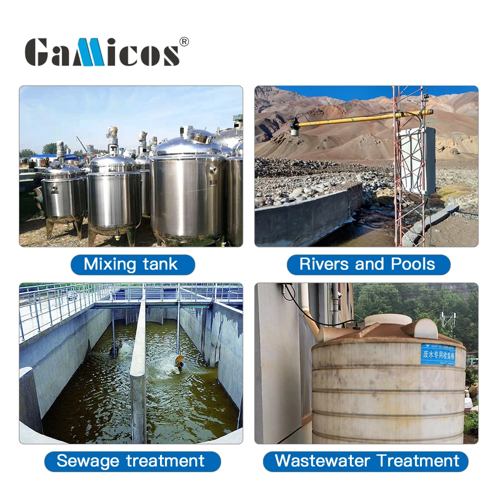 MSGAMICOS GUT741 RS485 مستشعر مستوى وقود الماء بالموجات فوق الصوتية